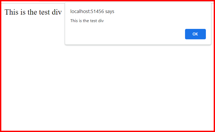 Picture showing the output of document.queryselector in JavaScript